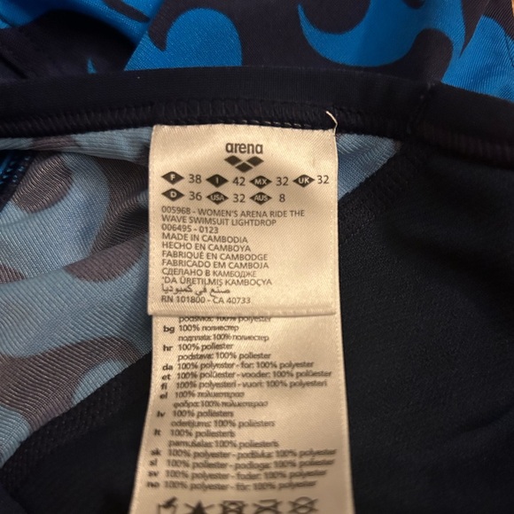 Women's Ride The Wave Light Drop Back One Piece Swimsuit - Picture 4 of 6